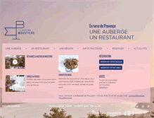 Tablet Screenshot of bastide-moustiers.com